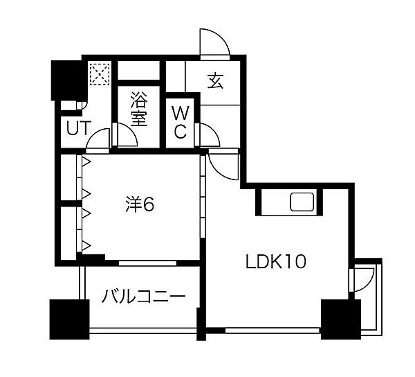 大阪府大阪市中央区東心斎橋1丁目(賃貸マンション1LDK・11階・40.10㎡)の写真 その2