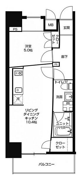 La Douceur中之島 ｜大阪府大阪市西区土佐堀3丁目(賃貸マンション1LDK・9階・39.60㎡)の写真 その2