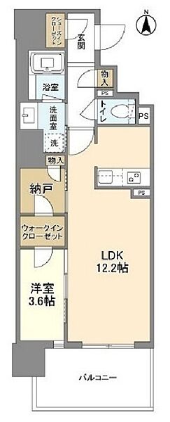 RJRプレシア南堀江 ｜大阪府大阪市西区南堀江2丁目(賃貸マンション1SLDK・3階・45.71㎡)の写真 その2