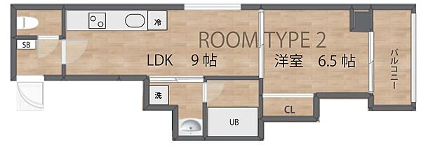 大阪府大阪市中央区久太郎町2丁目(賃貸マンション1LDK・7階・34.34㎡)の写真 その2