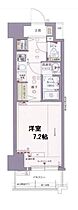 大阪府大阪市中央区大手通2丁目3-7（賃貸マンション1K・14階・24.73㎡） その2