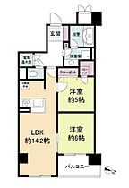 大阪府大阪市北区中崎3丁目（賃貸マンション2LDK・3階・60.22㎡） その2