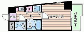 プレサンス梅田西  ｜ 大阪府大阪市福島区福島2丁目1-42（賃貸マンション1R・6階・20.99㎡） その2