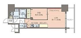 大阪府大阪市中央区鎗屋町1丁目2-12（賃貸マンション1LDK・12階・37.46㎡） その2