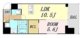 La Douceur天満  ｜ 大阪府大阪市北区同心2丁目（賃貸マンション1LDK・11階・42.05㎡） その2