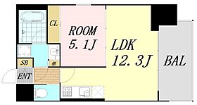 プレジオ阿波座  ｜ 大阪府大阪市西区川口3丁目（賃貸マンション1LDK・12階・40.92㎡） その2