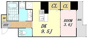 LaGrace天六  ｜ 大阪府大阪市北区国分寺1丁目（賃貸マンション1DK・5階・33.40㎡） その2