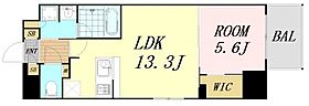 Dimus北浜  ｜ 大阪府大阪市中央区高麗橋1丁目（賃貸マンション1LDK・14階・43.97㎡） その2