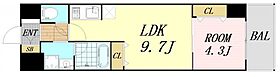 スプランディッド堀江  ｜ 大阪府大阪市西区南堀江2丁目（賃貸マンション1LDK・13階・34.88㎡） その2