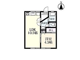 コーポ城北 102 ｜ 佐賀県佐賀市高木瀬西5丁目（賃貸アパート1LDK・1階・34.78㎡） その2