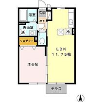 メゾンドソレイユ 101 ｜ 佐賀県佐賀市鍋島5丁目（賃貸アパート1LDK・1階・40.30㎡） その2