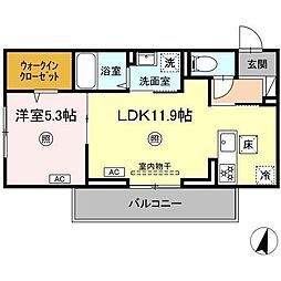 間取図画像 1LDK