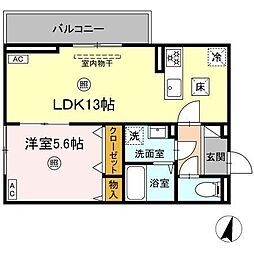 間取図画像 1LDK