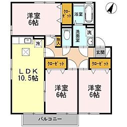 間取図画像 3LDK