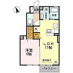 間取図画像 1LDK
