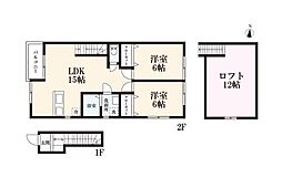ベラジオ諸富A 2LDKの間取図画像