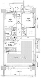 ウィルローズ船橋 2LDKの間取図画像