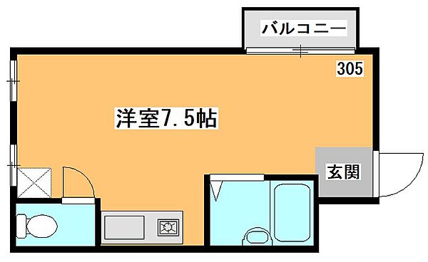 ベルハイム ｜大阪府吹田市千里山東４丁目(賃貸マンション1R・3階・15.00㎡)の写真 その2