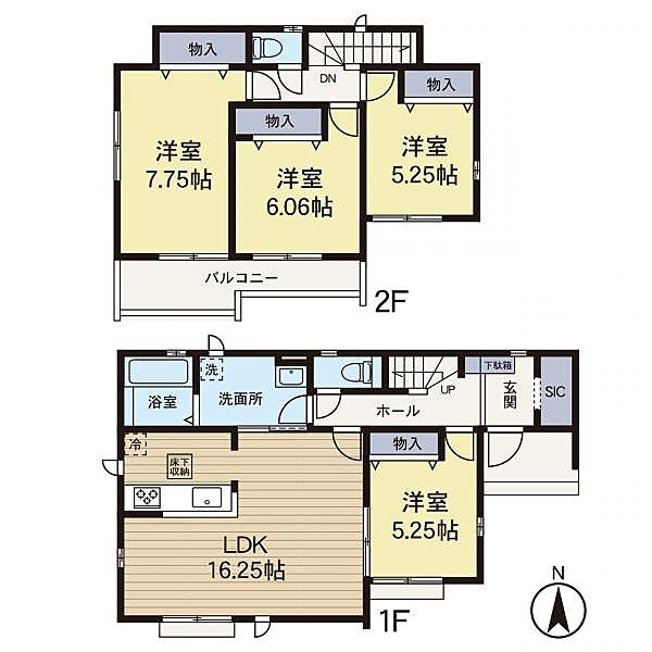 間取りを拡大表示