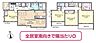 間取り：全居室南向き！キッチン、洗面室、浴室の水回り関係を近くに集めているので、使い勝手は良さそうです！
