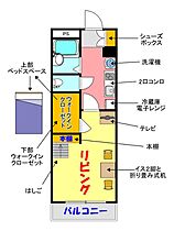 1階 / 1K / 20.81㎡