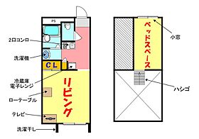 2階 / 1K / 20.28㎡