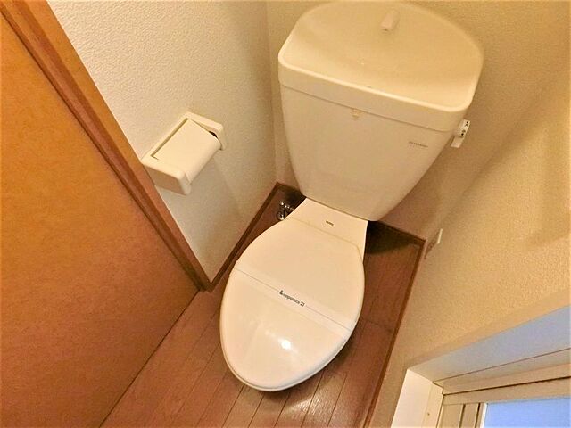 清潔感のあるトイレです。