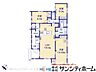 間取り：洋室は子どもが小さい間は仲良く同じ部屋で、成長にあわせて個室に変更できるフレキシブル設計です