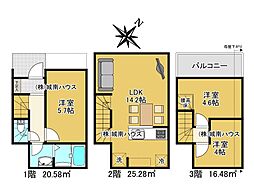 物件画像 鵜の木3丁目　売地