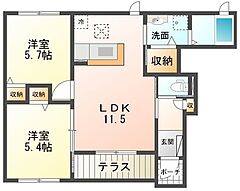 物件の間取り