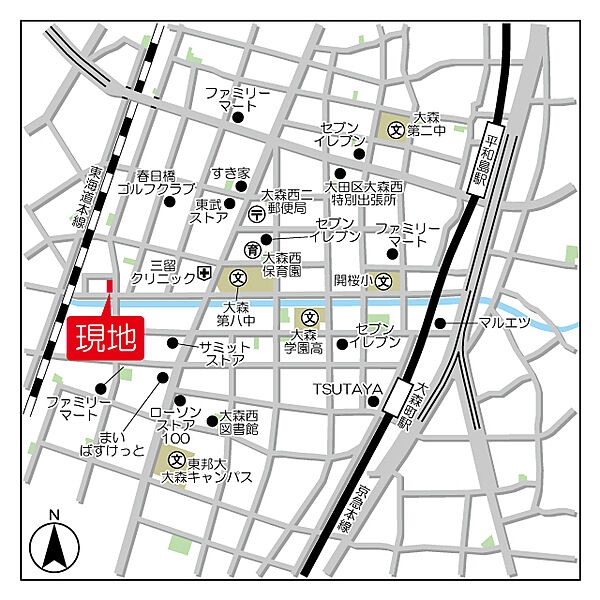 ジニア大森西 605｜東京都大田区大森西１丁目(賃貸マンション1LDK・6階・47.77㎡)の写真 その12