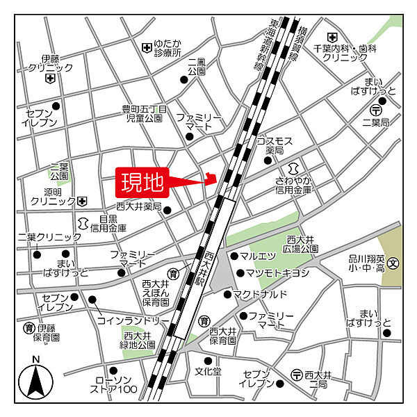 エル・セレーノ品川西大井 407｜東京都品川区二葉３丁目(賃貸マンション1LDK・4階・33.36㎡)の写真 その14