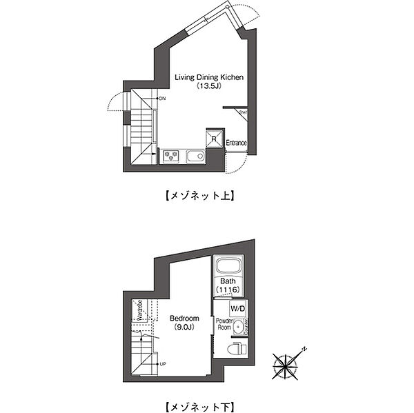 ディームス大井町フォレスト 315｜東京都品川区東大井３丁目(賃貸マンション1LDK・1階・45.41㎡)の写真 その2