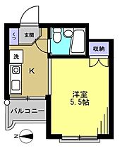 日興パレス多摩川 202 ｜ 東京都大田区矢口２丁目17-9（賃貸マンション1K・2階・18.18㎡） その2