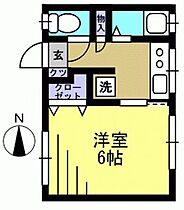 コーポいずみII 202 ｜ 東京都大田区大森西３丁目（賃貸アパート1K・2階・20.00㎡） その2