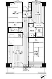 ステラメゾン大森 2階3LDKの間取り