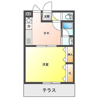 クレールA_間取り_0