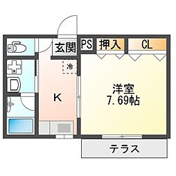サフィアーレB 2階/-