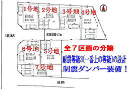 物件画像 エムズコート上野芝（上野芝向ヶ丘町５丁）全７区画・