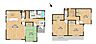 間取り：南西向き、全部屋2面採光なのが嬉しいですね♪