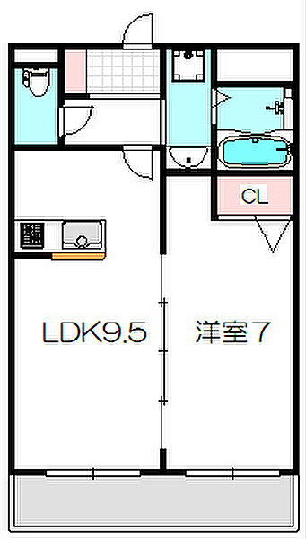 大阪府寝屋川市萱島本町(賃貸マンション1LDK・6階・36.92㎡)の写真 その2