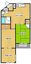 大阪府守口市梶町４丁目（賃貸マンション3DK・4階・57.00㎡） その2