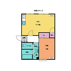 物件の間取り