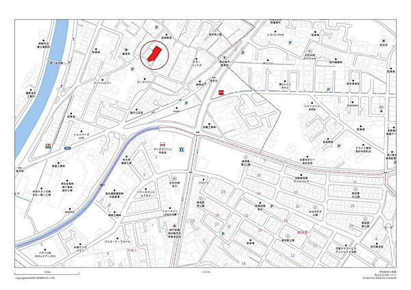 地図を拡大表示