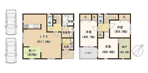 間取りを拡大表示