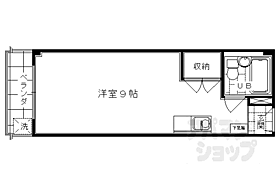 京都府京都市中京区西ノ京中御門西町（賃貸マンション1K・3階・18.09㎡） その2