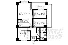 京都府京都市下京区西七条東御前田町（賃貸マンション3LDK・1階・73.50㎡） その2