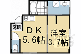 京都府京都市左京区浄土寺西田町（賃貸マンション1DK・3階・26.45㎡） その2