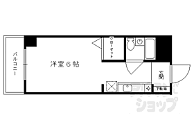 京都府京都市左京区北白川山ノ元町（賃貸マンション1K・3階・17.82㎡） その2