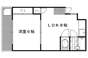 京都府京都市上京区一条通御前通西入大東町（賃貸マンション1LDK・2階・25.00㎡） その2